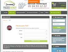 Tablet Screenshot of fiat.piecesavenue.com