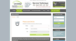 Desktop Screenshot of dacia.piecesavenue.com