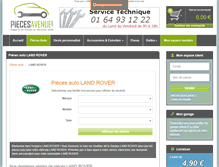 Tablet Screenshot of land-rover.piecesavenue.com