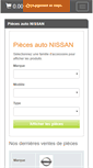 Mobile Screenshot of nissan.piecesavenue.com