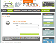 Tablet Screenshot of nissan.piecesavenue.com