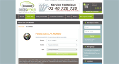 Desktop Screenshot of alfa-romeo.piecesavenue.com