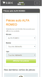 Mobile Screenshot of alfa-romeo.piecesavenue.com